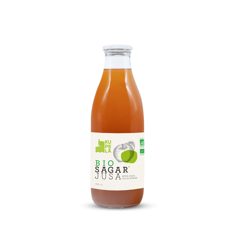 Sagar Jusa – Jus de pomme 1L Bio – KUPELA